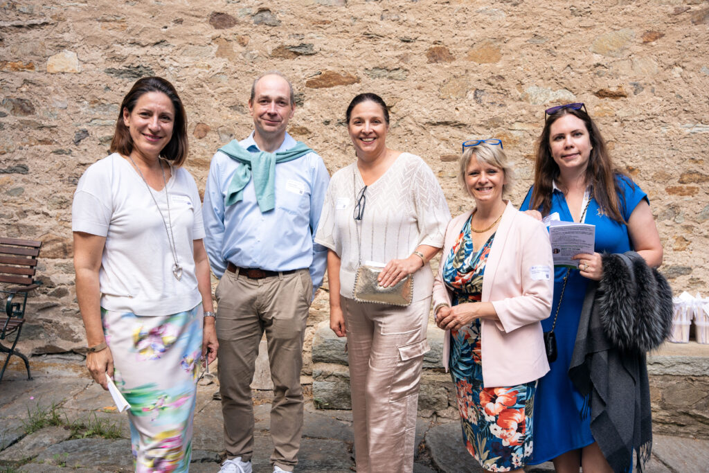 Mit Priscilla Schelp, Swantje Freifrau von Massenbach, Birgit Hass, Carsten Fritz und  Martina Güttler